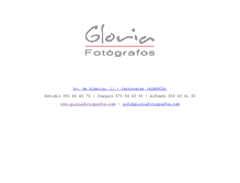 Tablet Screenshot of gloriafotografos.com